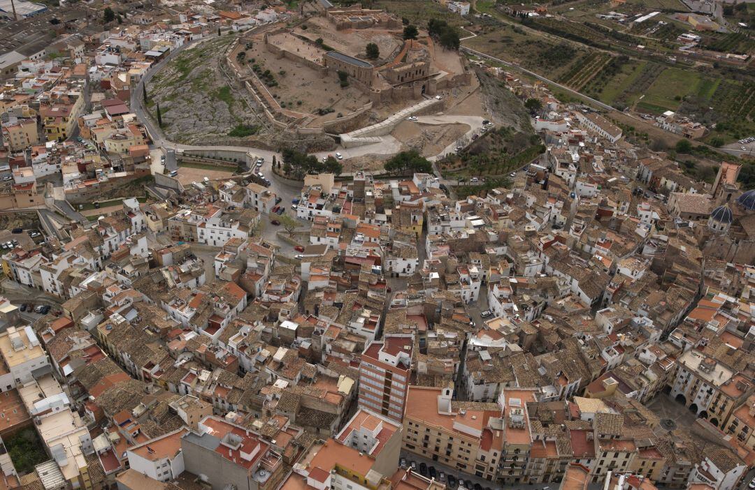 Vista aérea de la localidad de Onda