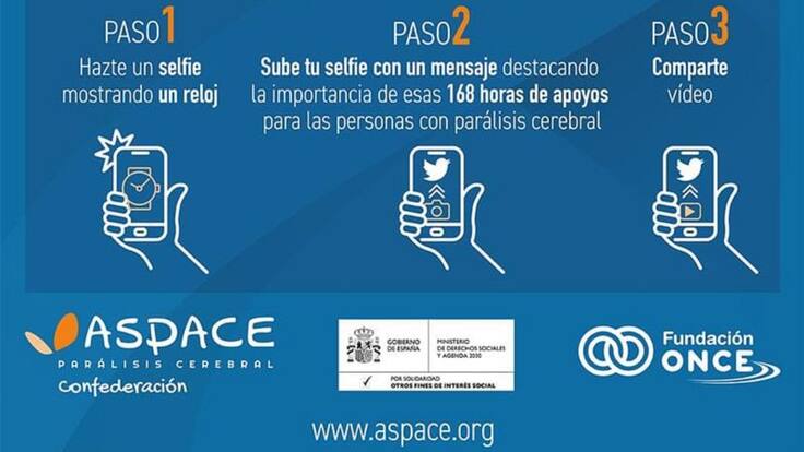 #168 horas, campaña concienciación parálisis cerebral Cantabria