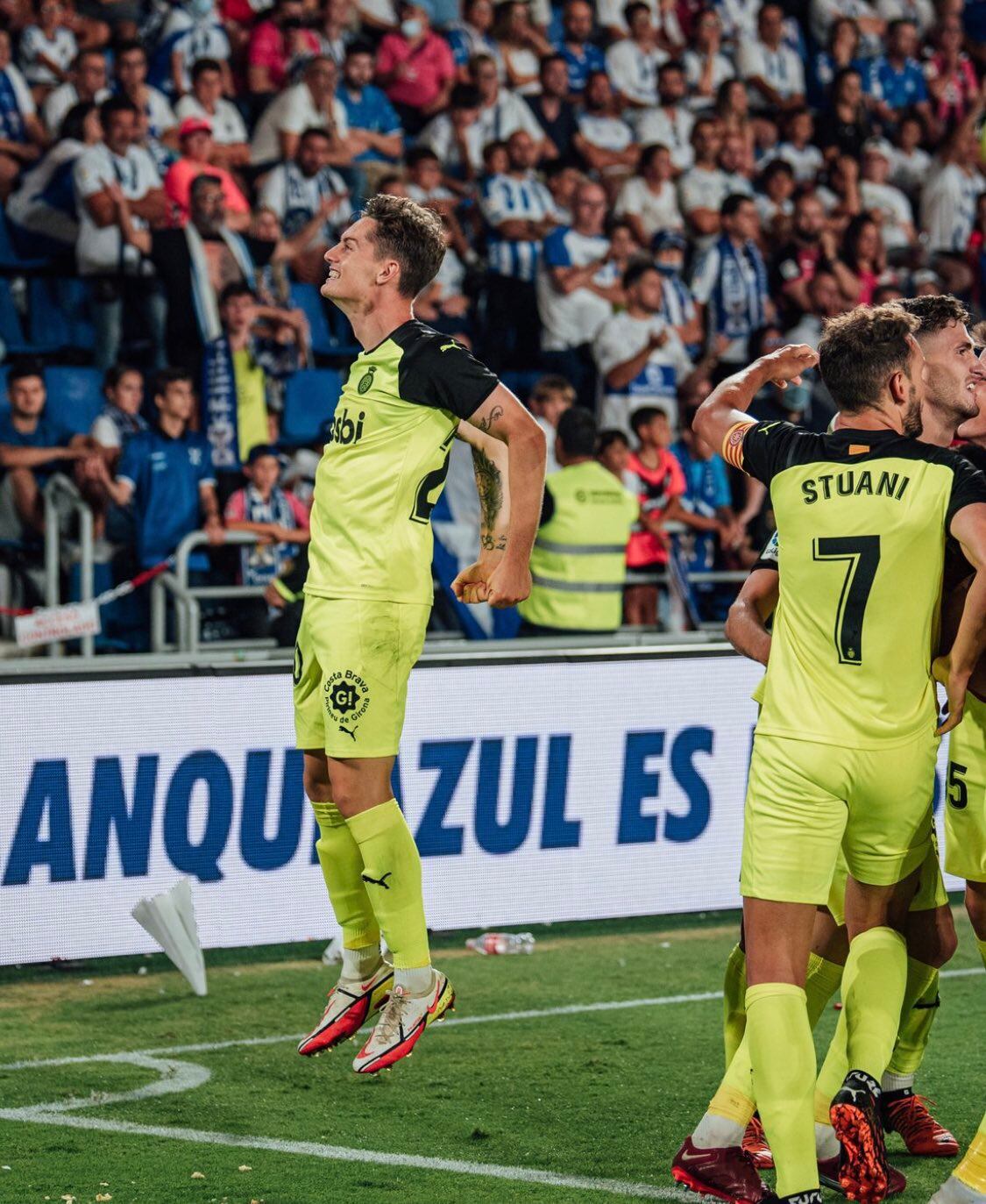 Pol Lozano celebrant l'ascens a Tenerife