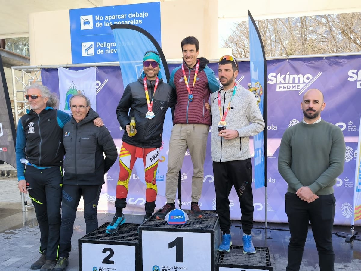 Los deportistas aragoneses sumaron 24 medallas en los Campeonatos de España de Esquí de Montaña