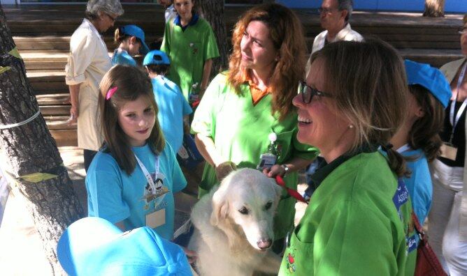 La unidad canina del Hospital Sant Joan de Deu de Barcelona