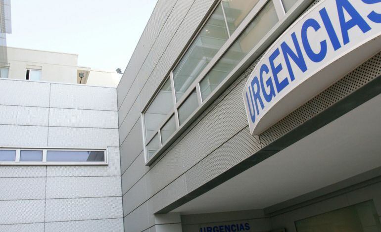 Puerta de urgencias de un hospital