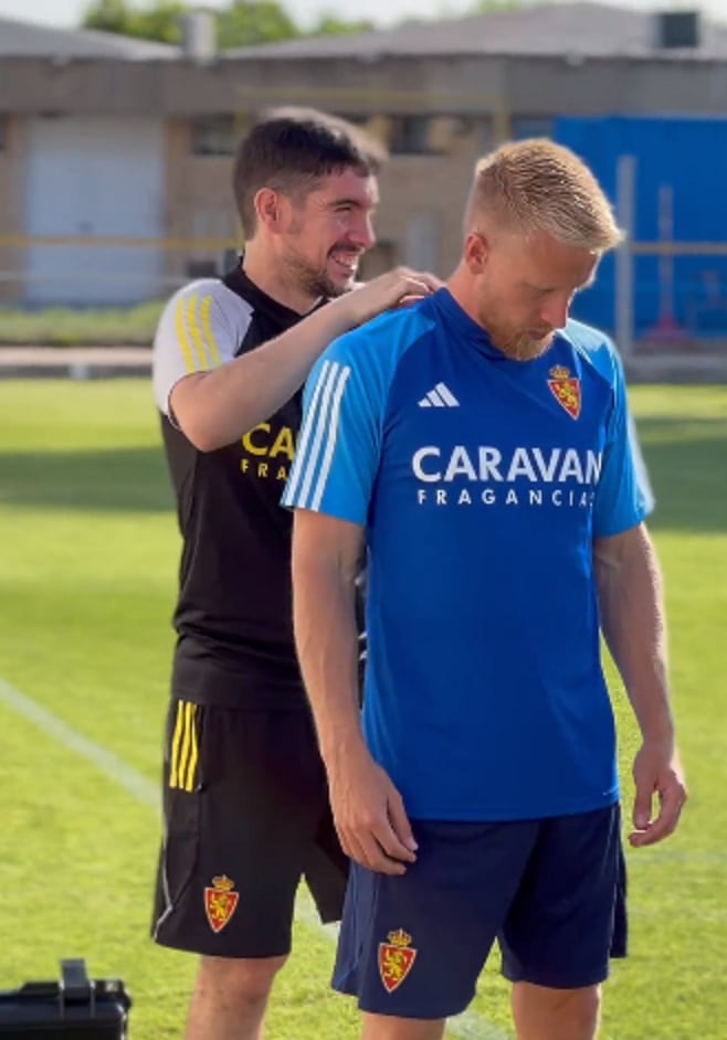 Lecoeuche, antes de comenzar su primer entrenamiento