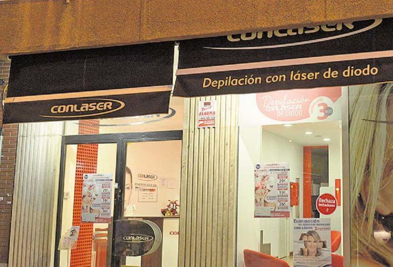 Centro que Conlaser tenía en Palencia