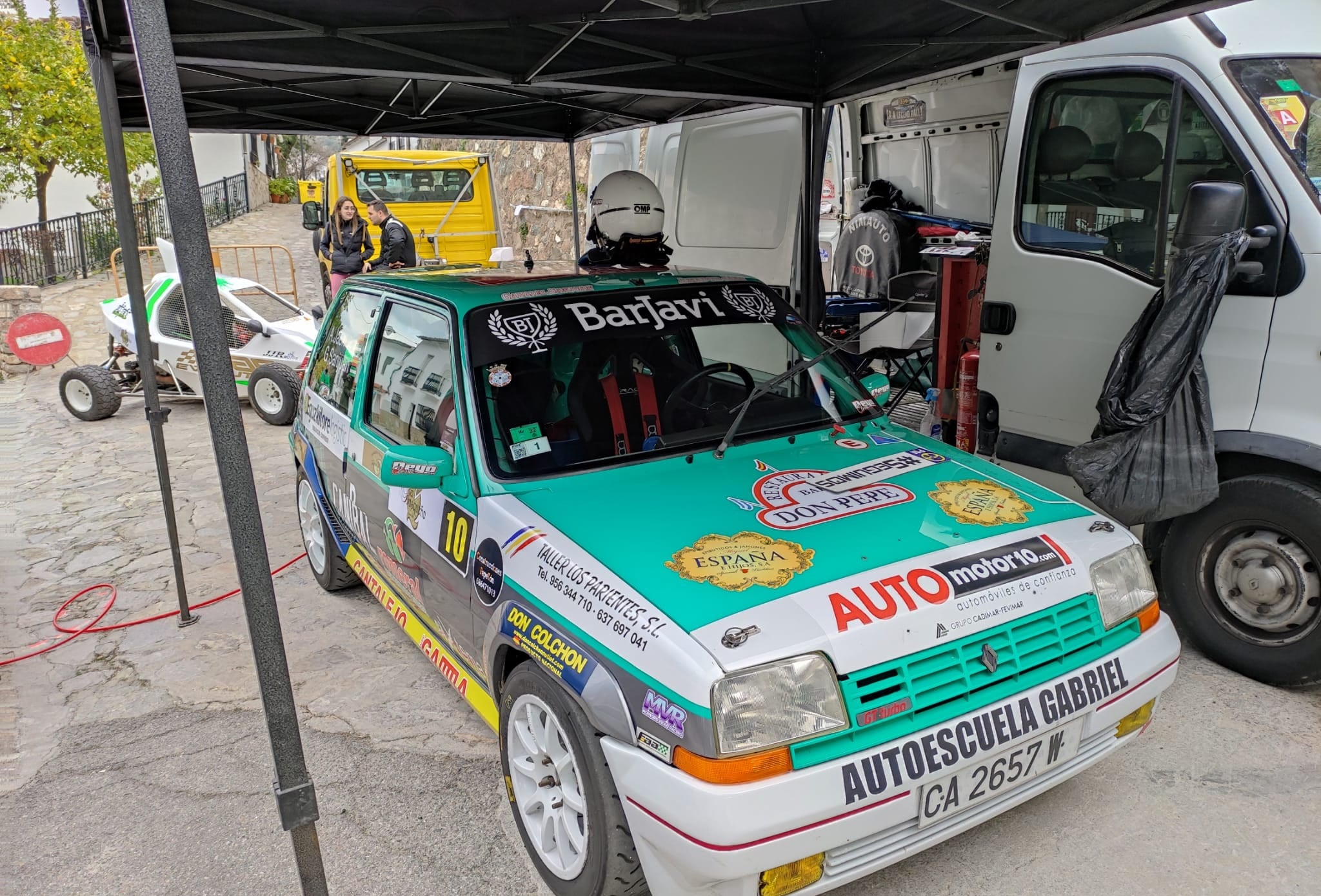 Amador Jaén en la I Cronometrada de Benamahoma