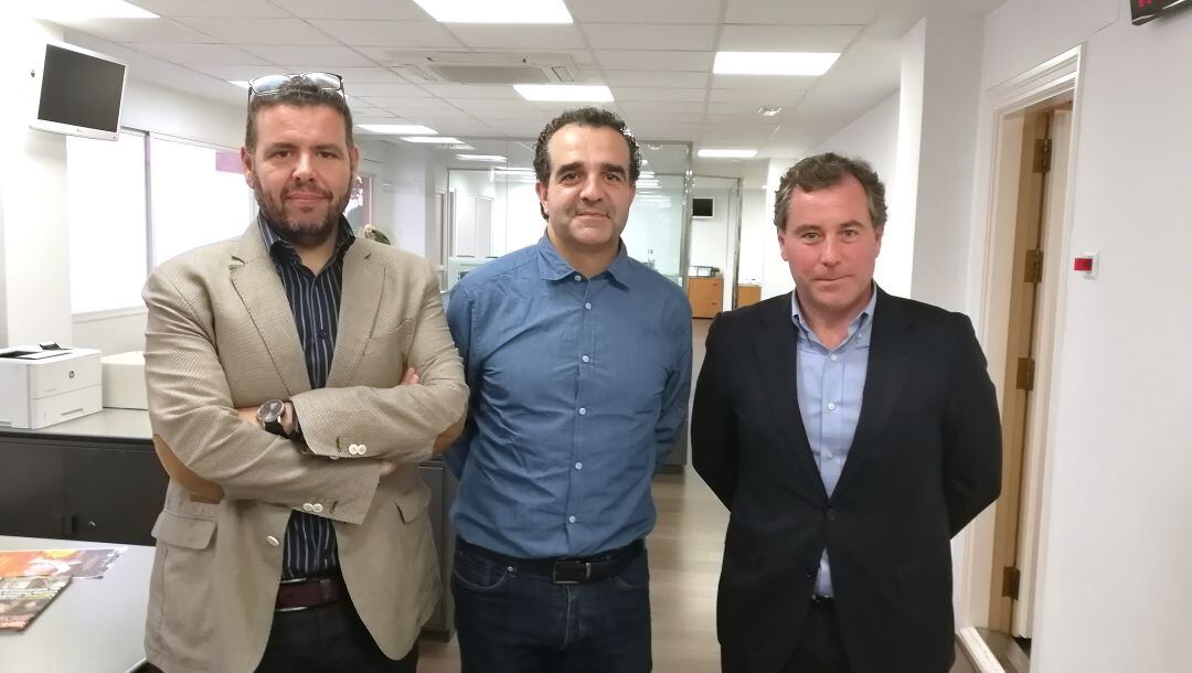 Héctor Fernández, Miquel González y Juan Antonio Román