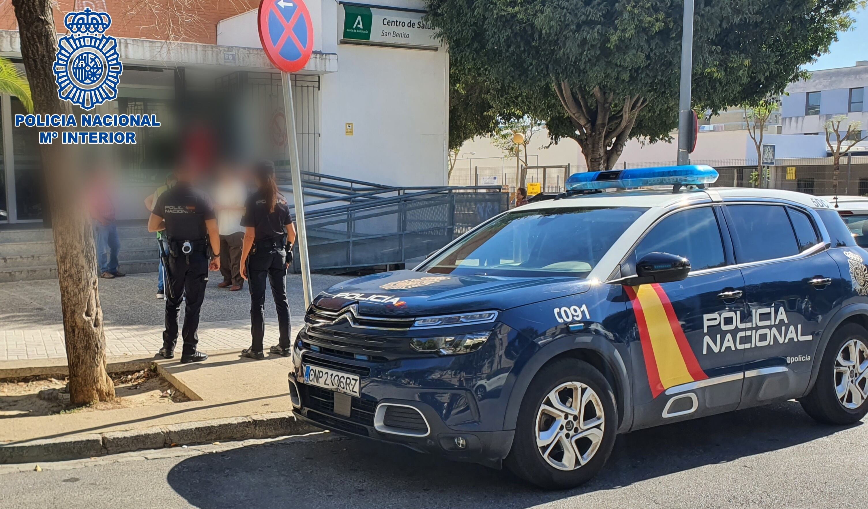 Agentes de la Policía Nacional en Jerez