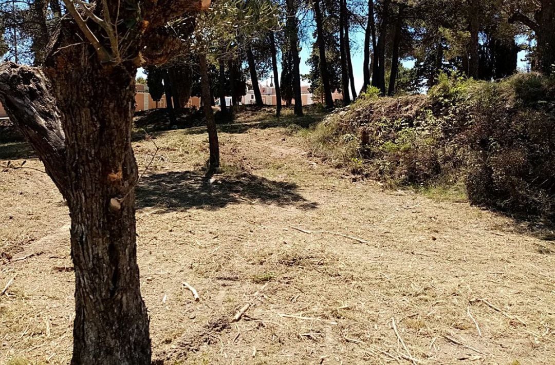 Zona del Santo Cristo, en Banyeres de Mariola