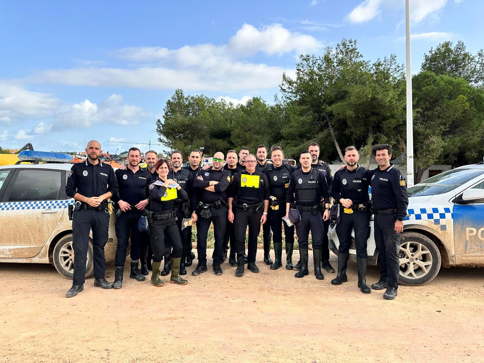 Nuevos agentes de la Policía Local de Huesca en Catarroja