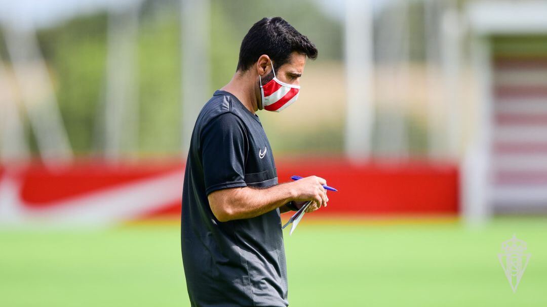 David Gallego durante la segunda jornada de entrenamientos