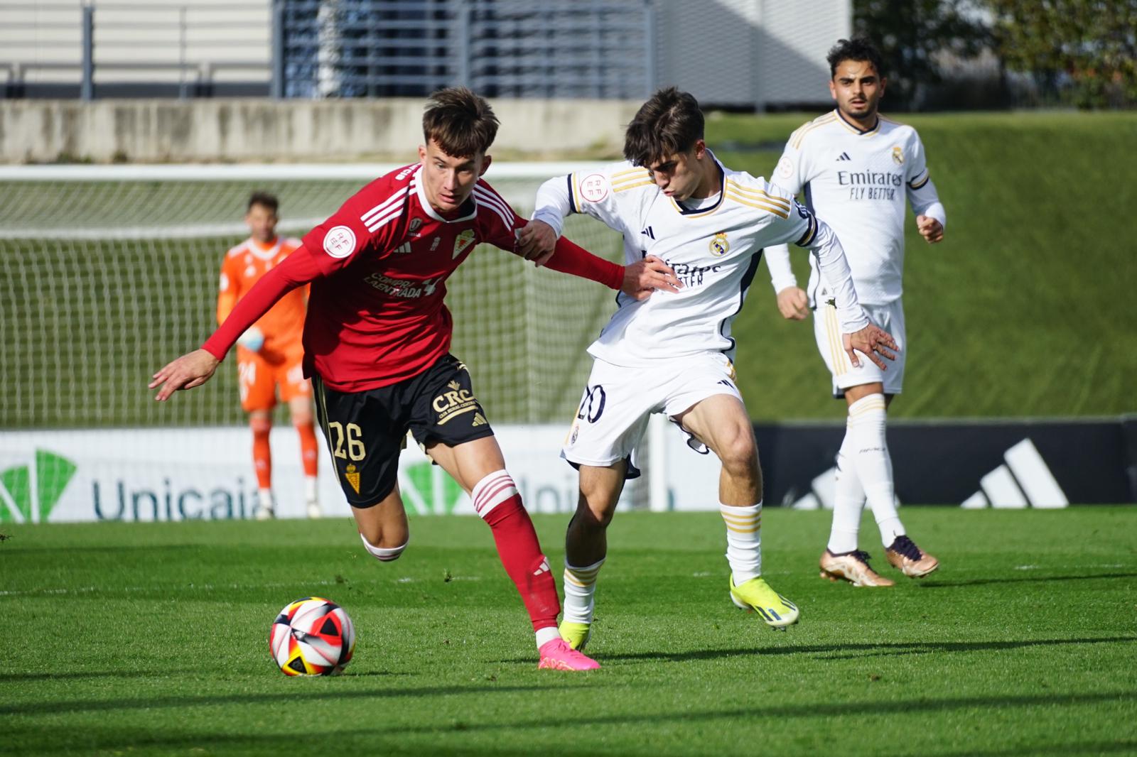 El Castilla supera al Real Murcia (5-1). Fuente: Real Murcia