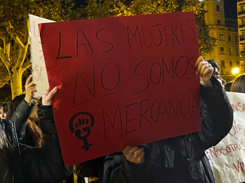 Manifestación 25N en Logroño