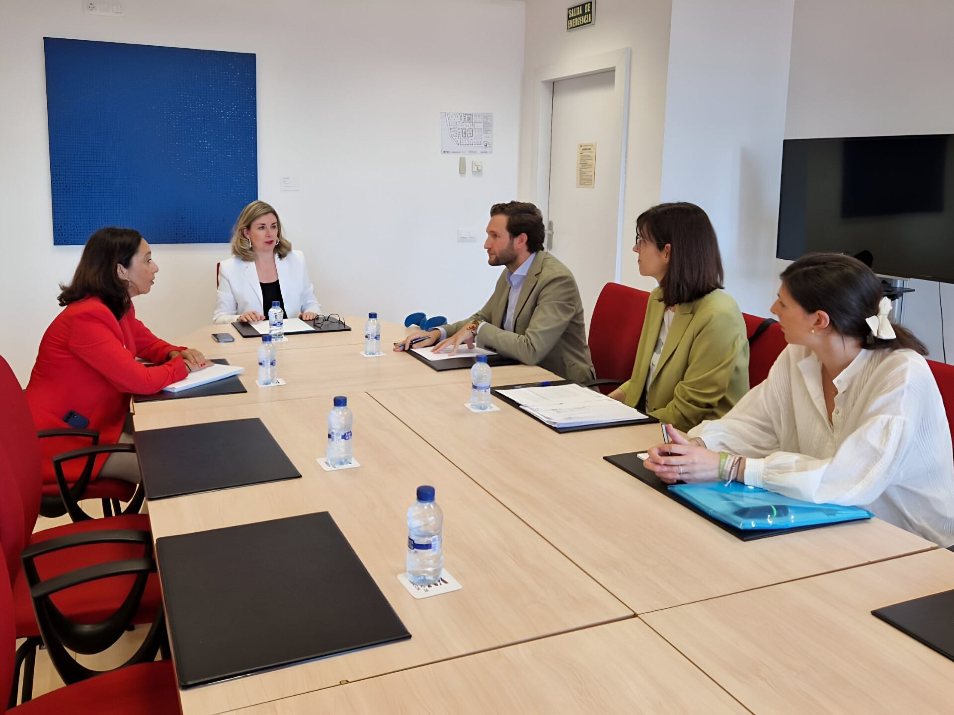 Reunión para la redacción del proyecto del segundo instituto de Monzón