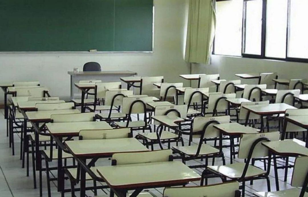 Imagen del interior de una clase. 