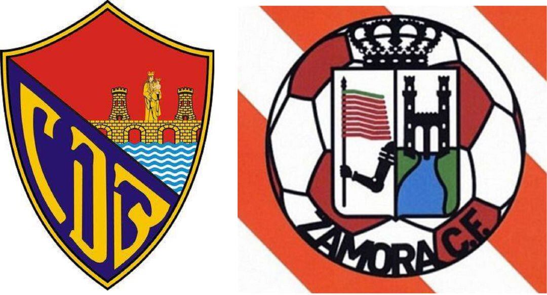 Escudos del CD Benavente y Zamora CF