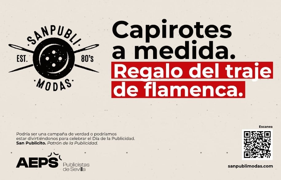 Cartel perteneciente a la nueva campaña de la AEPS para celebrar su patrón