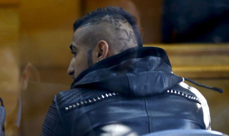 Chile&#039;s national team player Arturo Vidal is seen inside a court at San Bernardo town, nearby Santiago city, June 17, 2015. Chile midfielder Vidal, top scorer at the Copa America, was arrested on drink-driving charges after crashing his car and being take