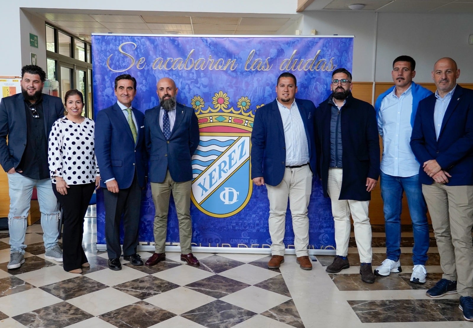 Algunos de los nuevos Consejeros del Xerez CD