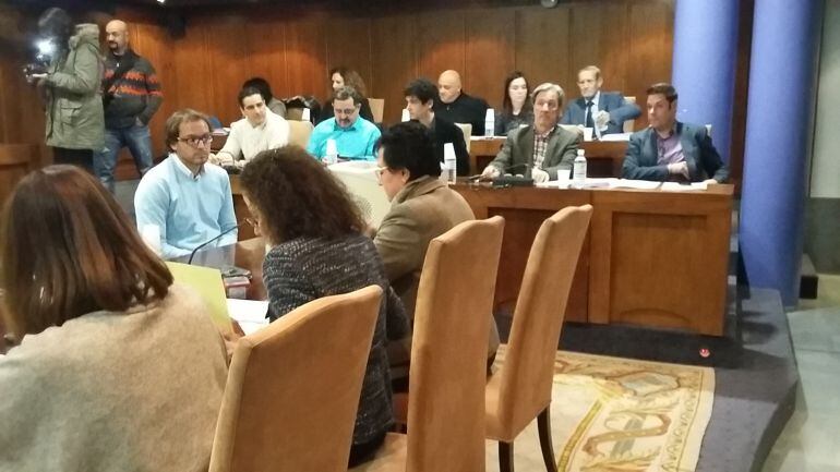 Un momento del pleno de Ponferrada