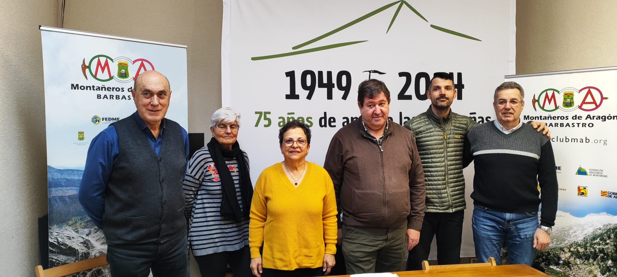 Presentación del programa &quot;75 años de amor a las montañas&quot; del club de Montañeros de Barbastro