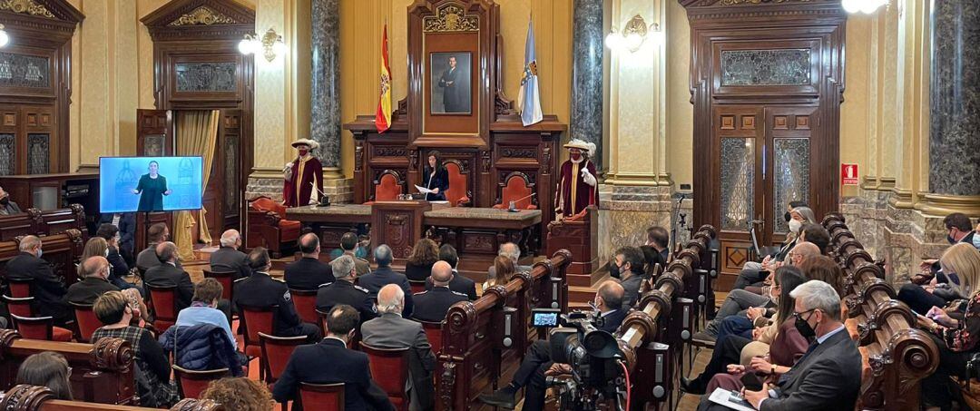 Recepción navideña en el Concello de A Coruña