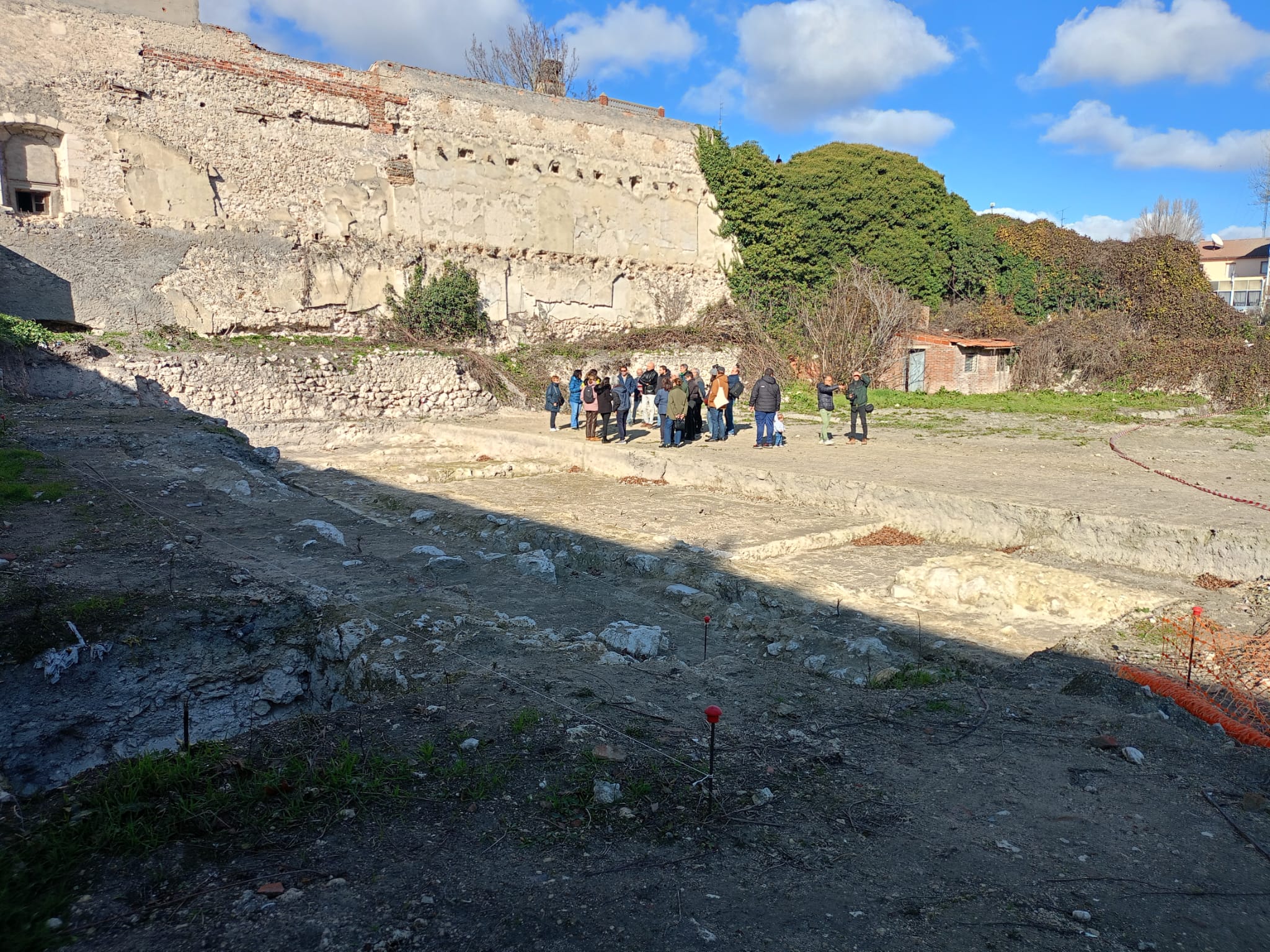 Visitas a las excavaciones arqueológicas en San Francisco en Cuéllar