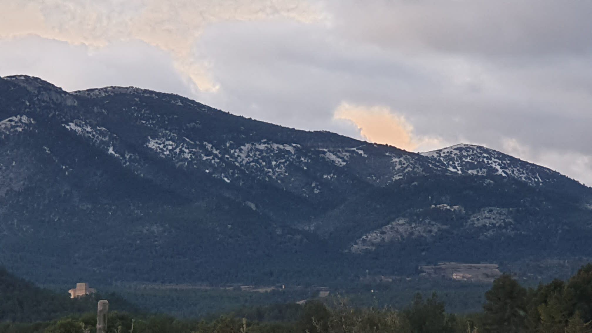 Vista de la Font Roja desde Alcoy