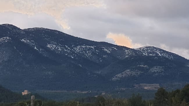 Vista de la Font Roja desde Alcoy