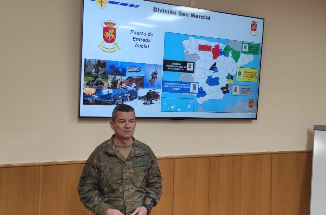 Gabriel Flores Escudero, coronel de la División San Marcial con sede en Burgos. / Foto: Radio Castilla