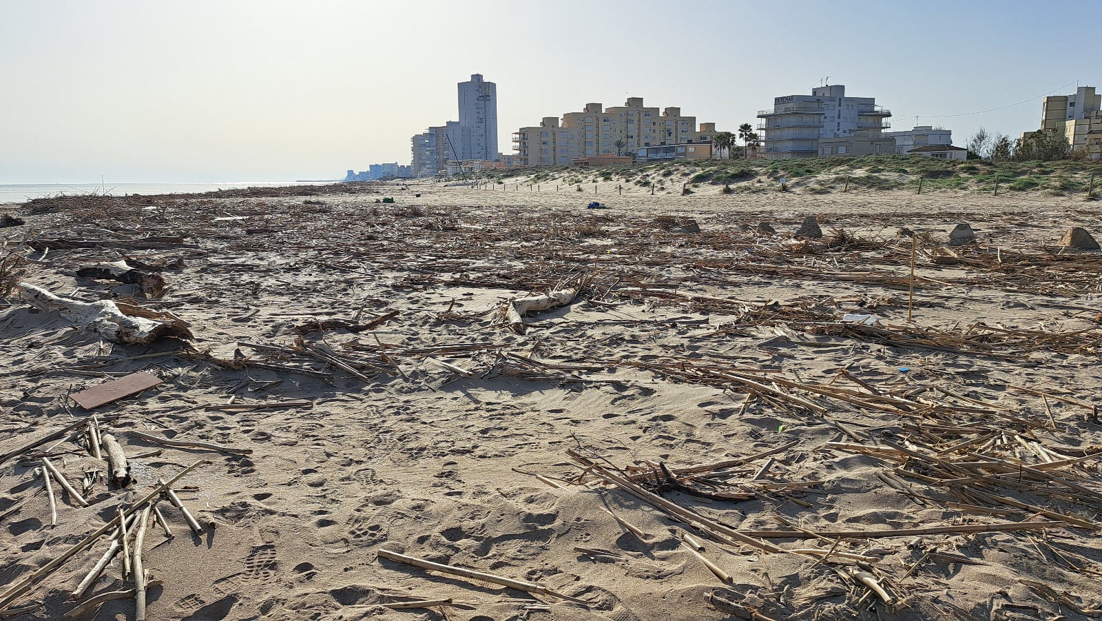 Estado actual de las playas del sur de València