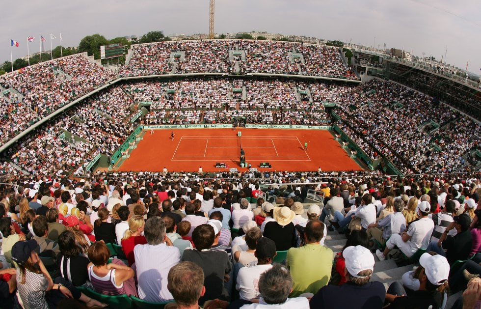 Imagen de la pista principal de Roland Garros