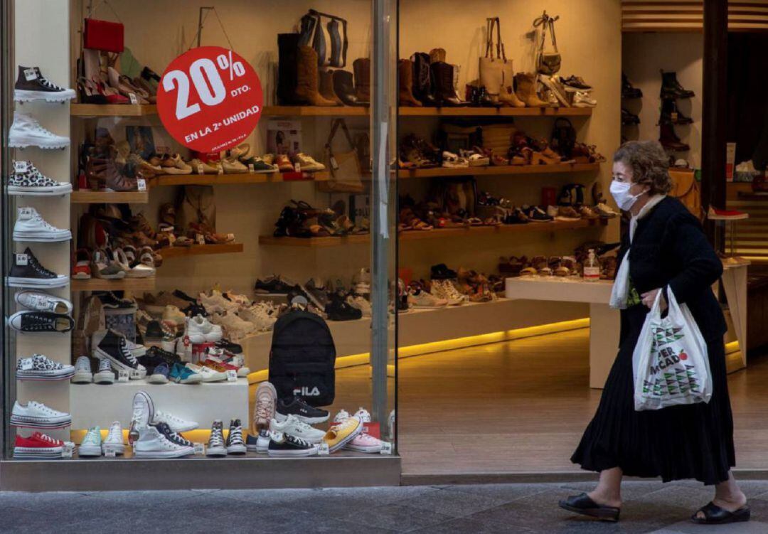 Imagen de un comercio del centro