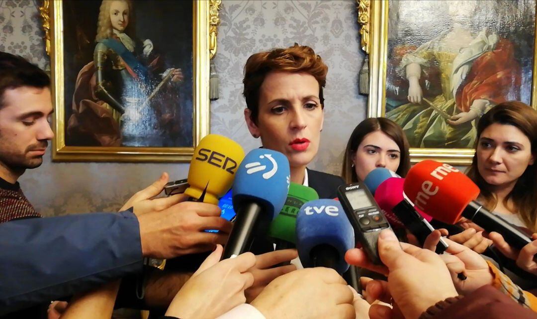 María Chivite, presidenta del Gobierno de Navarra