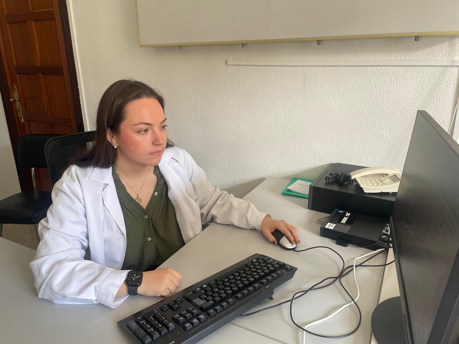 Ana Lardiés hizo sus prácticas en centros del Cinca Medio