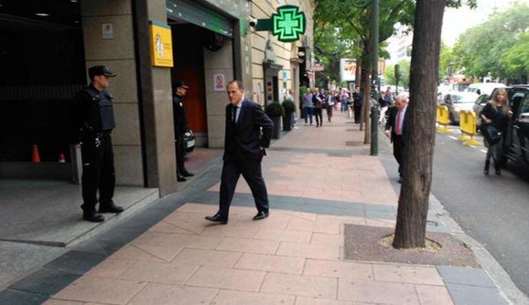 El presidente de la Liga ha presentado este viernes la denuncia contra la AFE