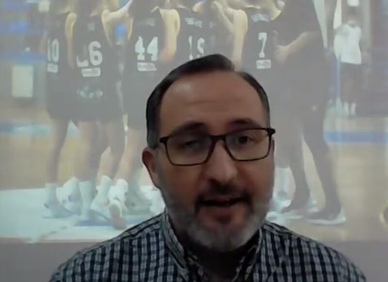 Víctor Verdú en el vídeo publicado por el club