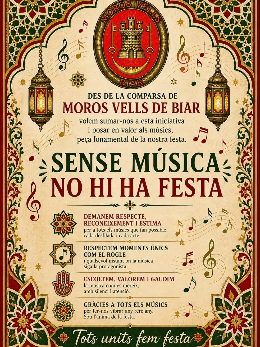 Cartel de adhesión a la campaña