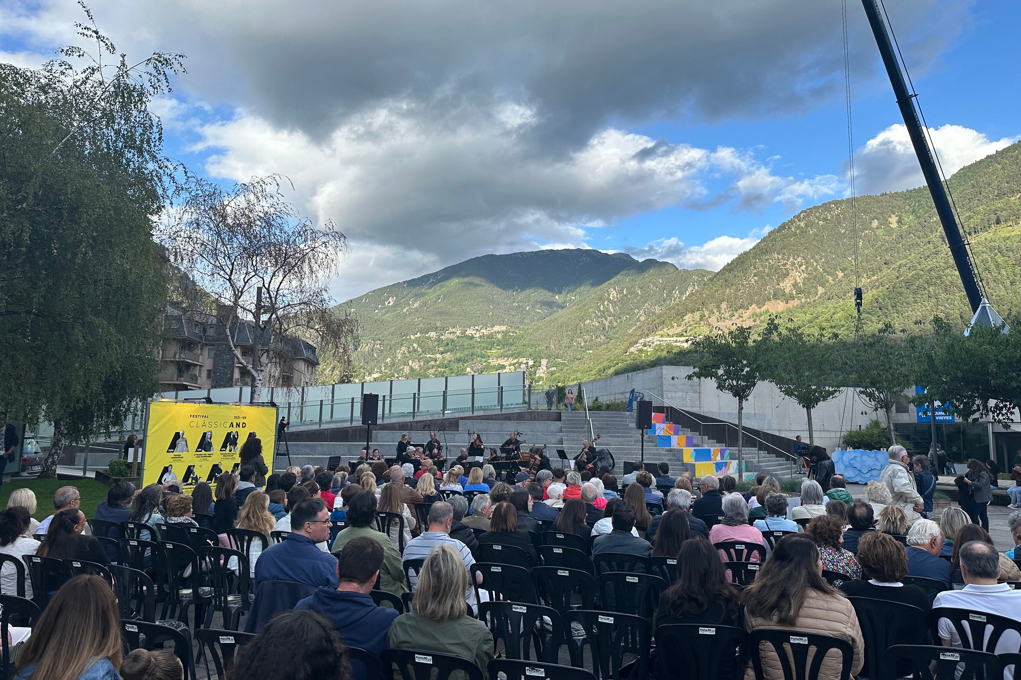 Concert de l'ONCA al festival Classicand celebrat aquest diumenge a Andorra la Vella.