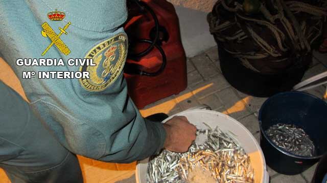 Inmaduros capturados por la Guardia Civil