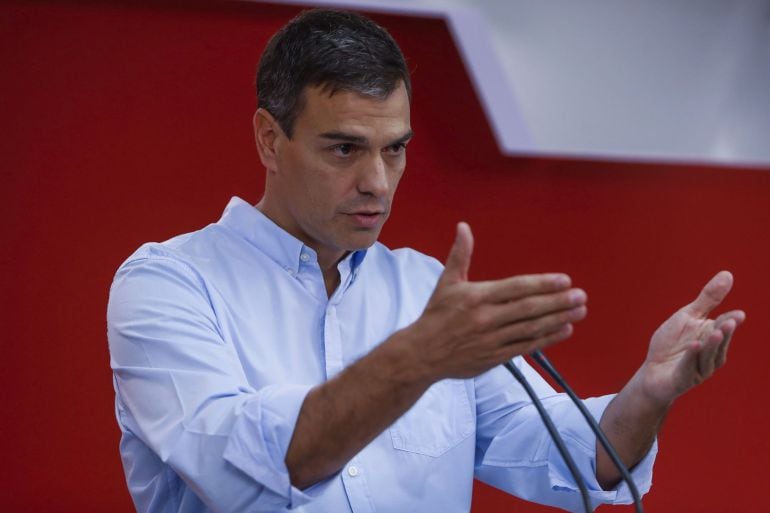 El secretario general del PSOE, Pedro Sánchez.