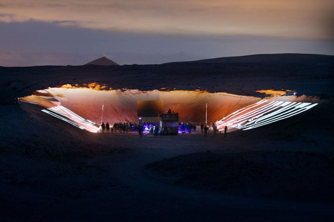 Inauguraciòn de la Muestra de Cine de Lanzarote en el Jable.
