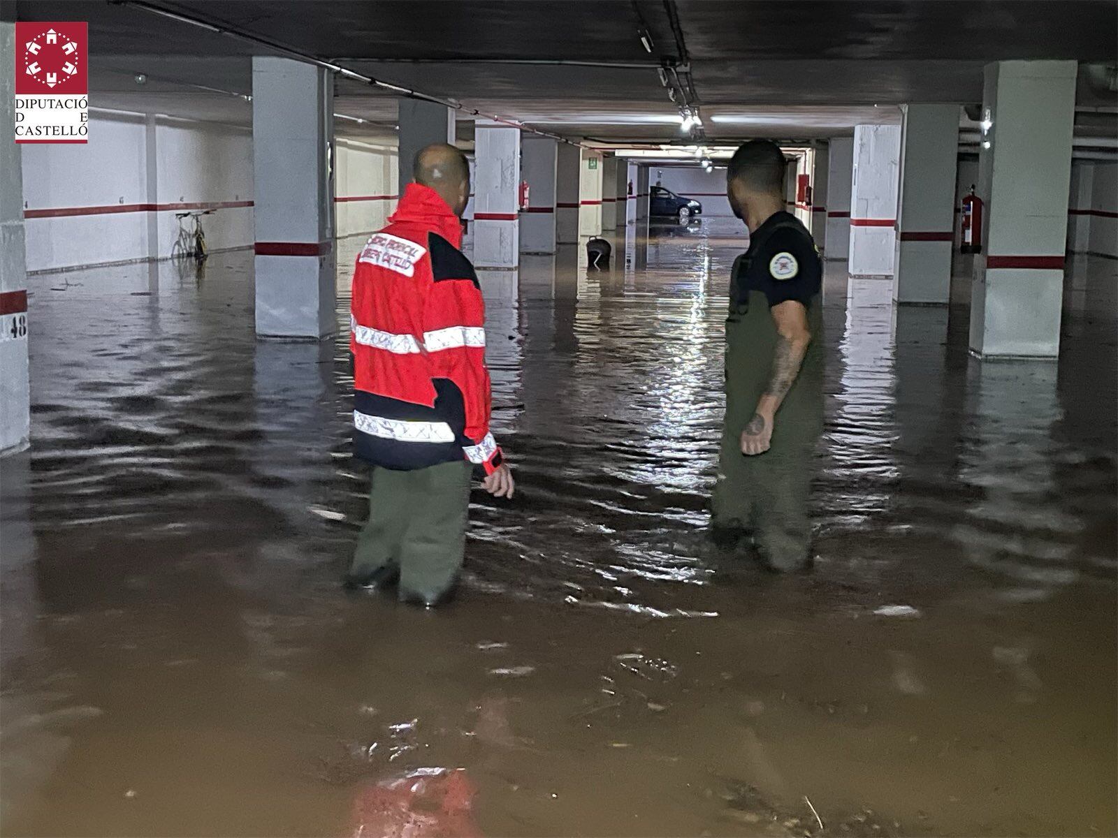 El Consorcio Provincial de Bomberos en alguno de los servicios que ha realizado durante la pasada madrugada