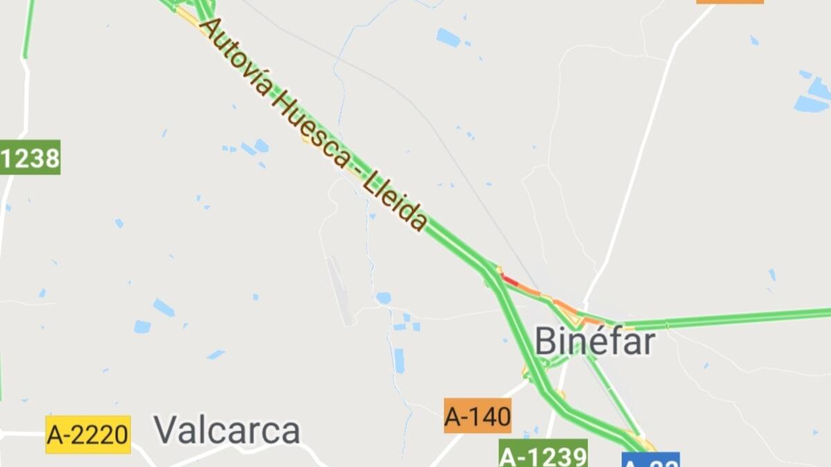 Aprobado el acondicionamiento de la carretera entre Binéfar y Binaced