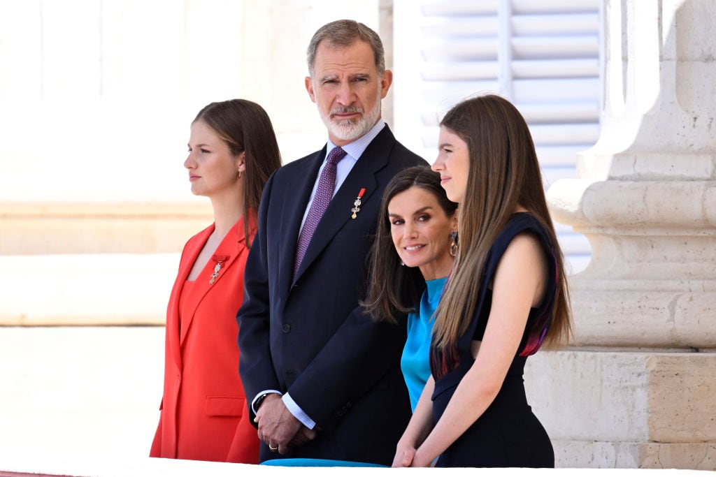 Imagen de la familia real en la celebración del décimo aniversario de la coronación del Rey.