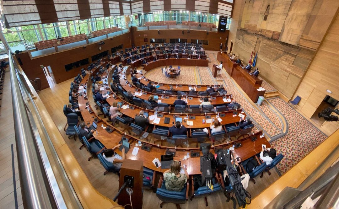 Hemiciclo de la Asamblea de Madrid.