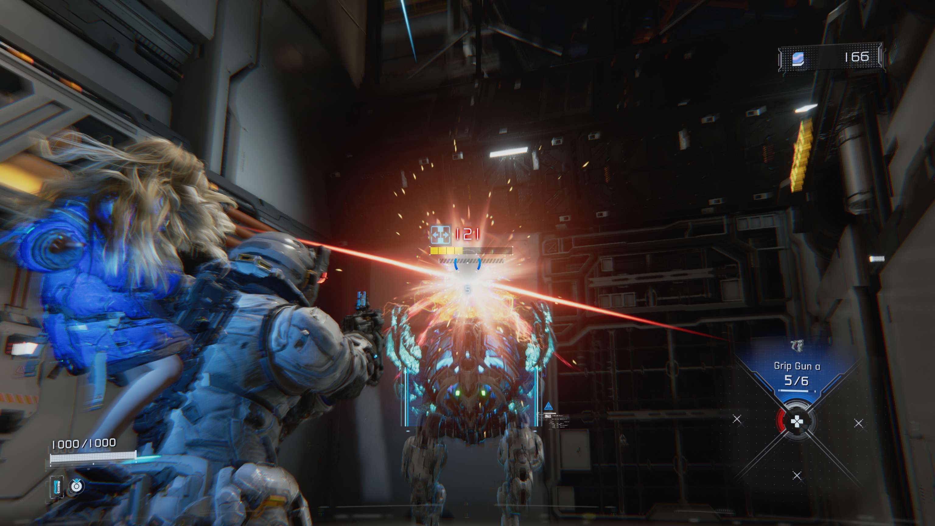 Hught y Diana en pleno combate