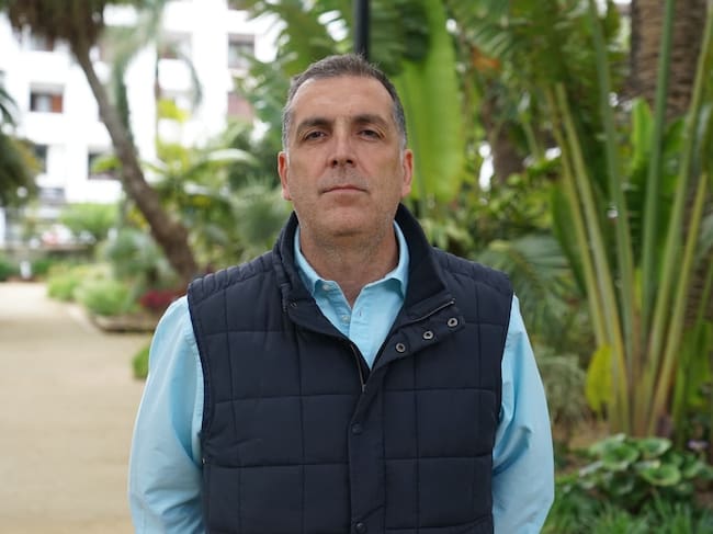 Samuel Vázquez en el Parque María Cristina