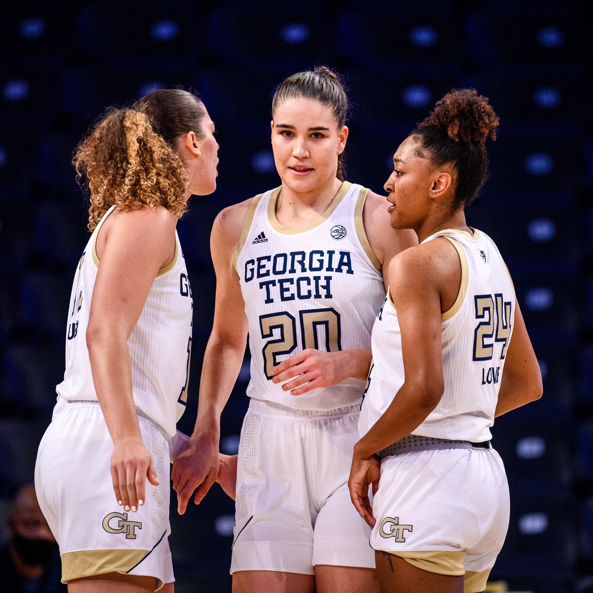 Nerea Hermosa, en una imagen con el Gerogia Teach