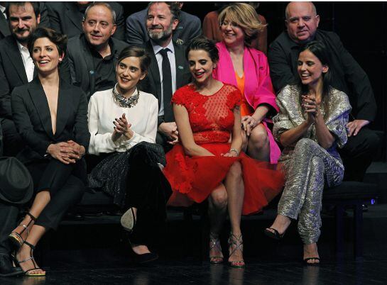 De izda. a dcha. Las actrices Bárbara Lennie, María León, Macarena Gómez y Elena Anaya