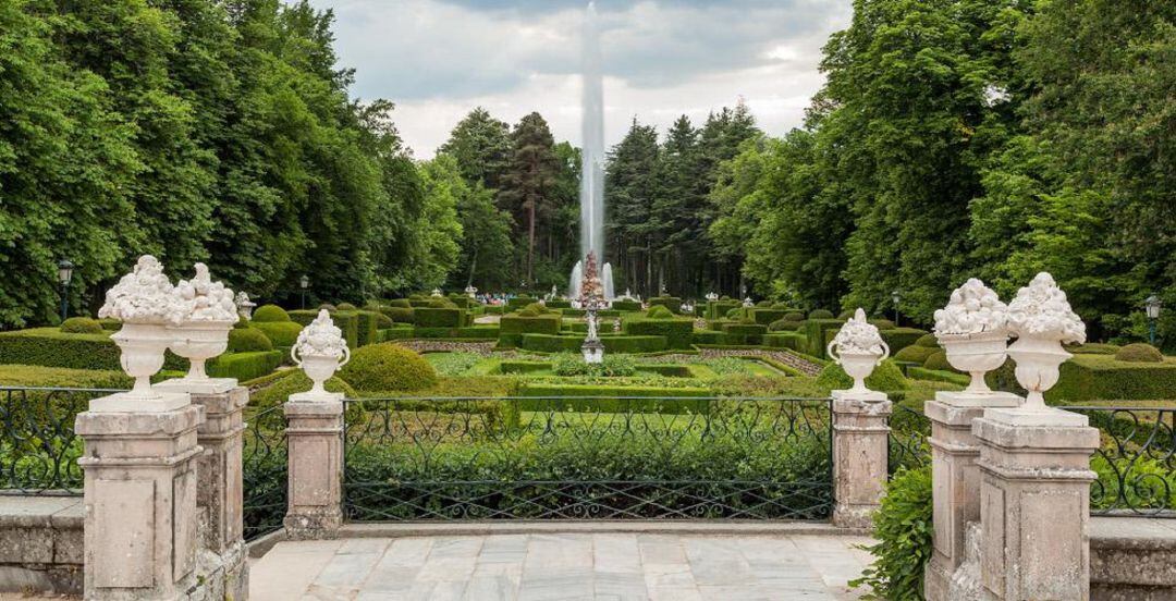 Vista de los Jardines del Palacio de La Granja